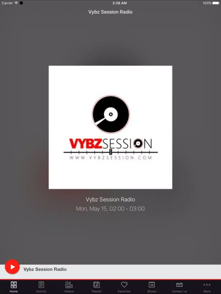 Vybz Session Radio iPad  Ekran Görüntüleri