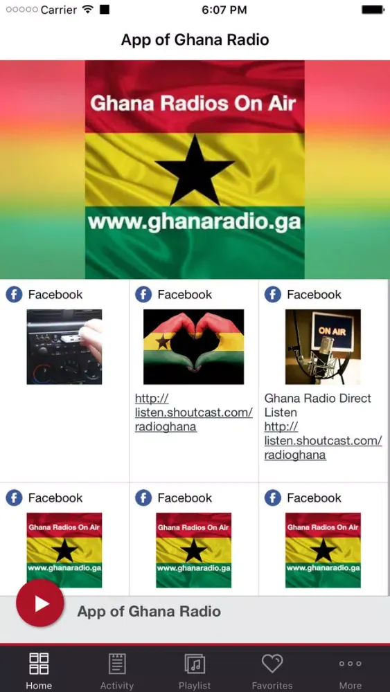App of Ghana Radio স্ক্রিনশট
