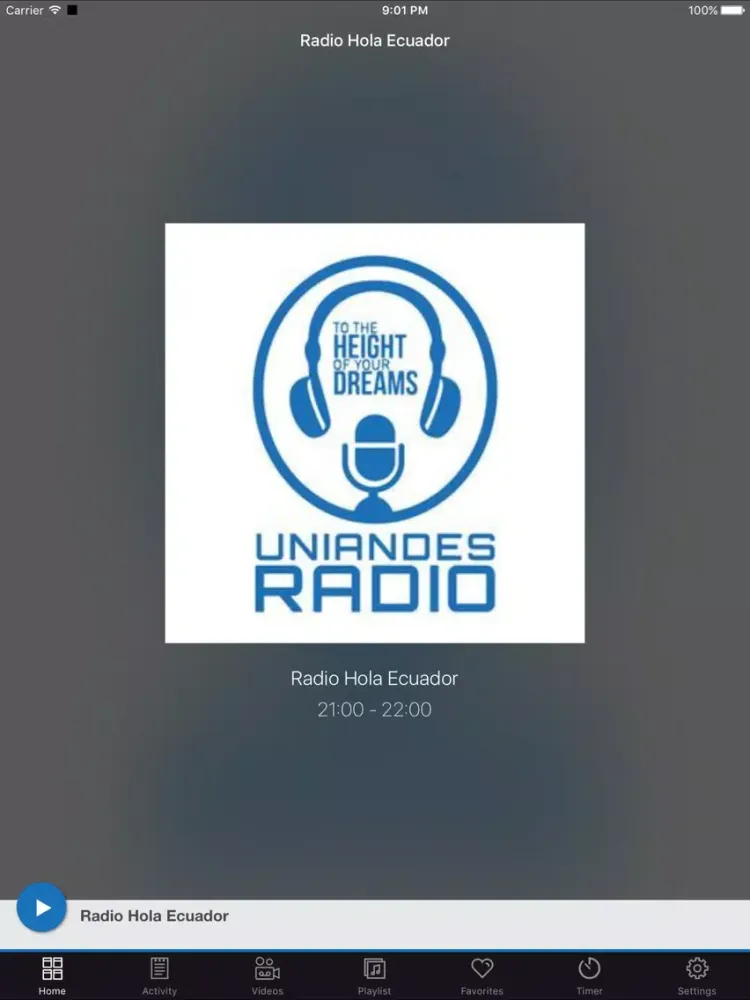 Radio Hola Ecuador iPad  स्क्रीनशॉट