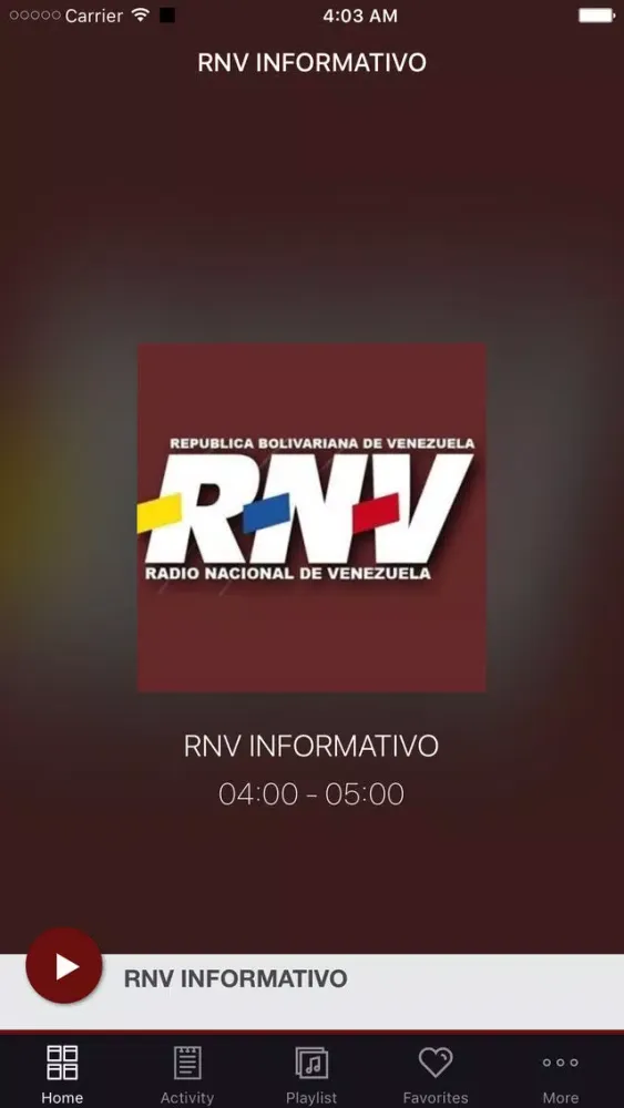 Captures d'écran de RNV INFORMATIVO