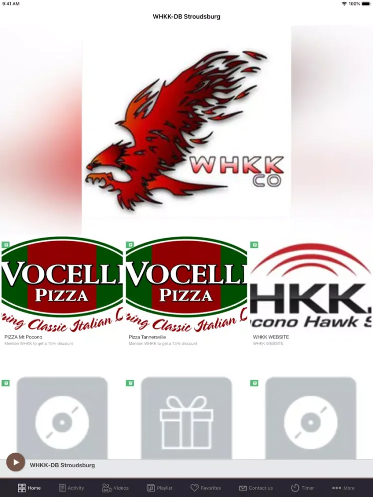 Скриншоты WHKK-DB Stroudsburg iPad 