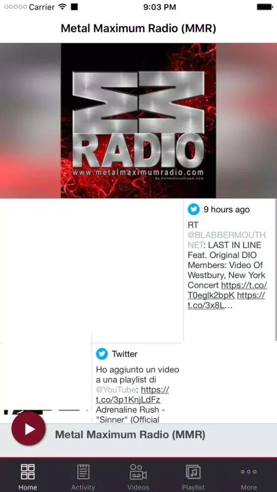 Metal Maximum Radio (MMR) Screenshots