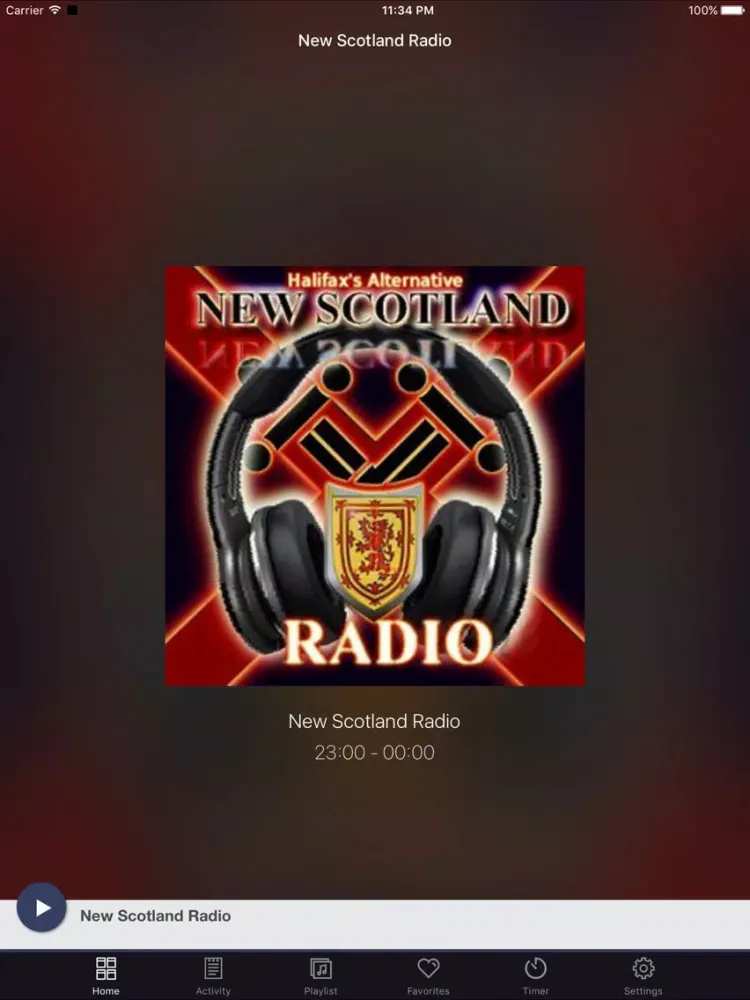 Captures d'écran de New Scotland Radio iPad 