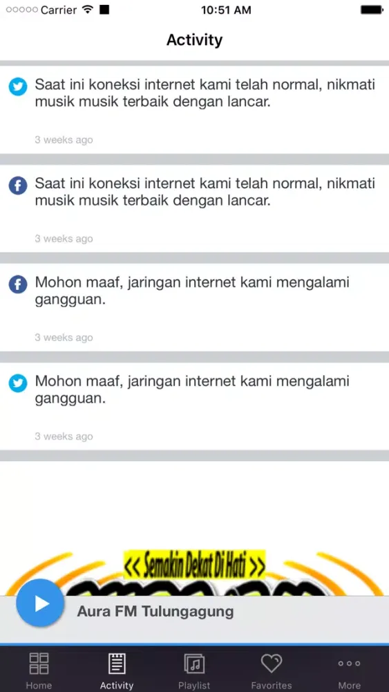 Aura FM Tulungagung Screenshots