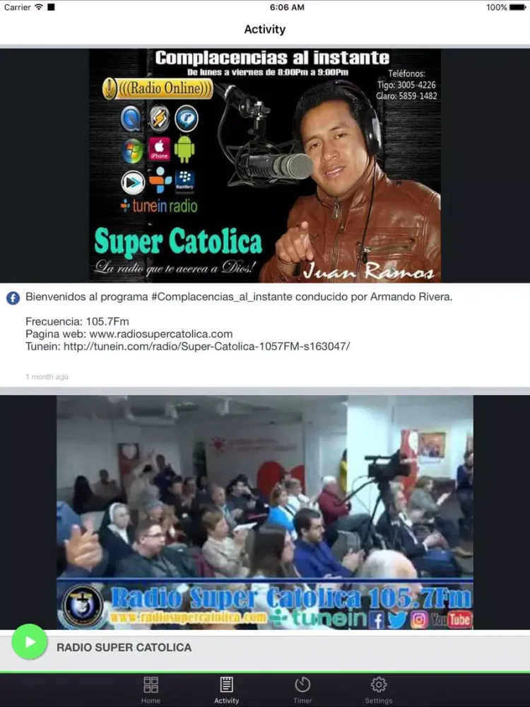 RADIO SUPER CATOLICA iPad  스크린샷