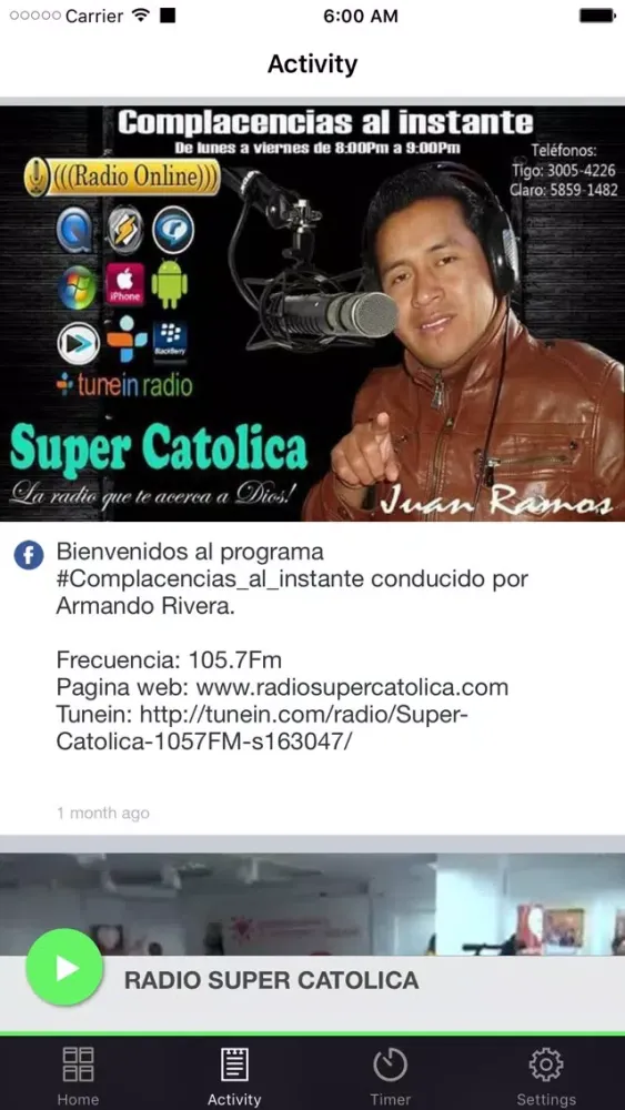 RADIO SUPER CATOLICA 스크린샷