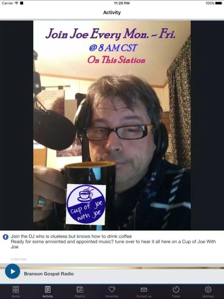 Branson Gospel Radio iPad  স্ক্রিনশট