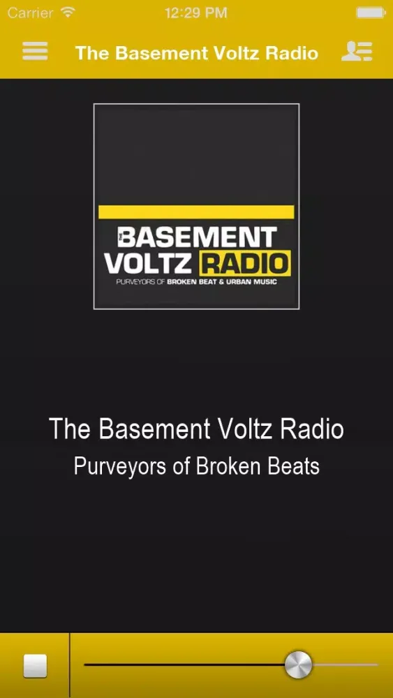 Ảnh chụp màn hình của The Basement Voltz Radio