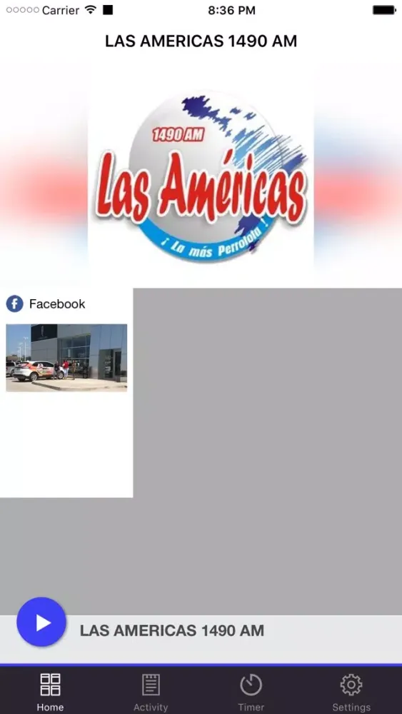 ภาพหน้าจอของ LAS AMERICAS 1490 AM