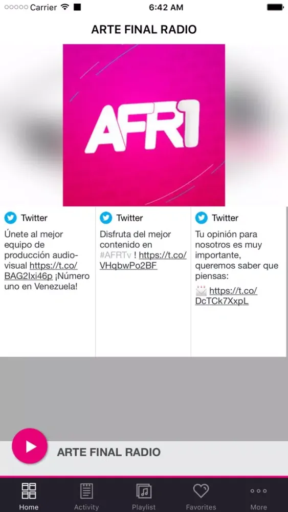 ARTE FINAL RADIO スクリーンショット