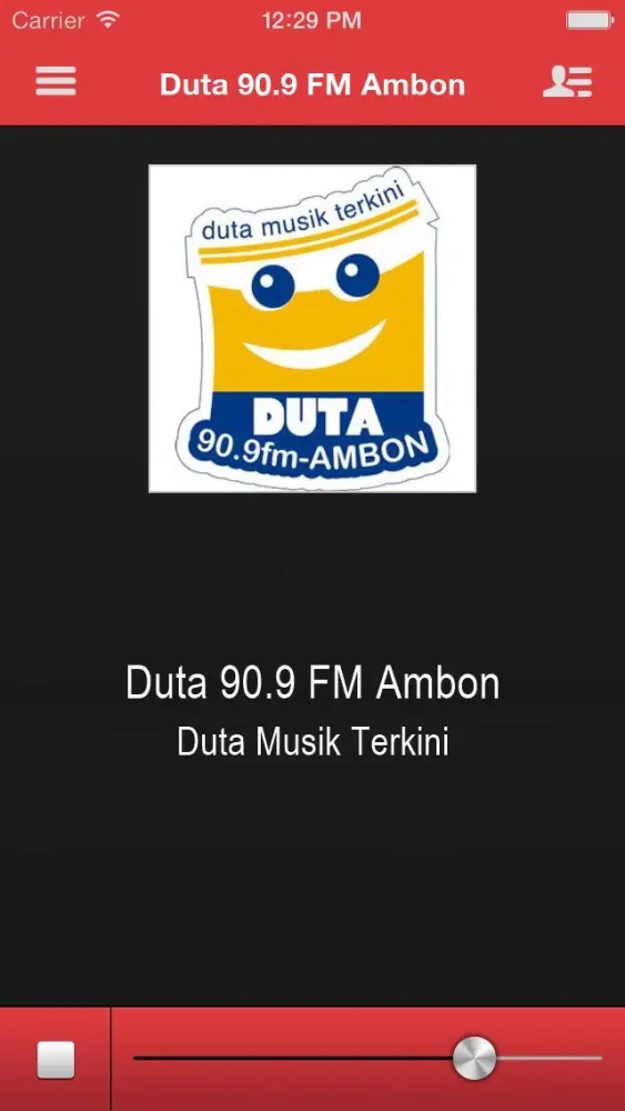 ภาพหน้าจอของ Duta 90.9 FM Ambon