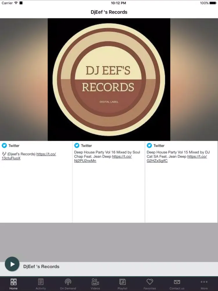 Zrzuty ekranu DJ EEF STATION iPad 