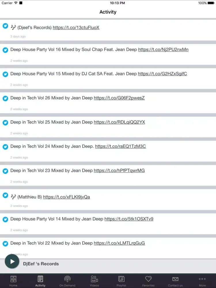 Zrzuty ekranu DJ EEF STATION iPad 
