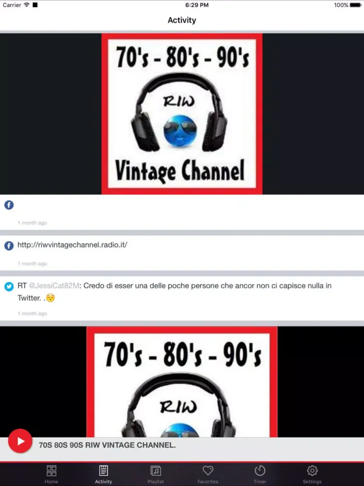 70S 80S 90S RIW VINTAGE CHANNEL. iPad 应用截图