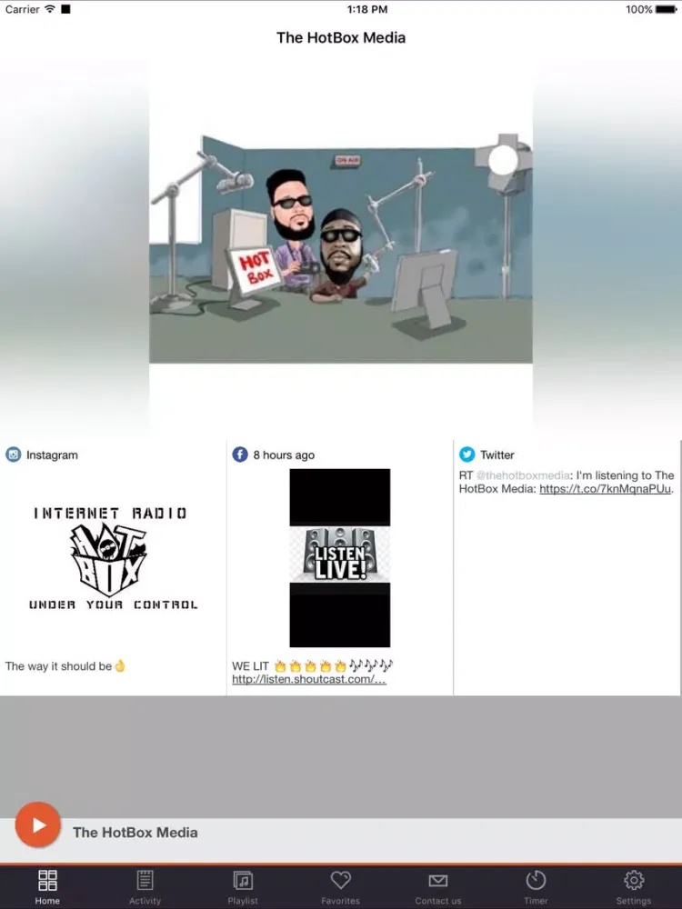 The HotBox Media iPad  Screenshots