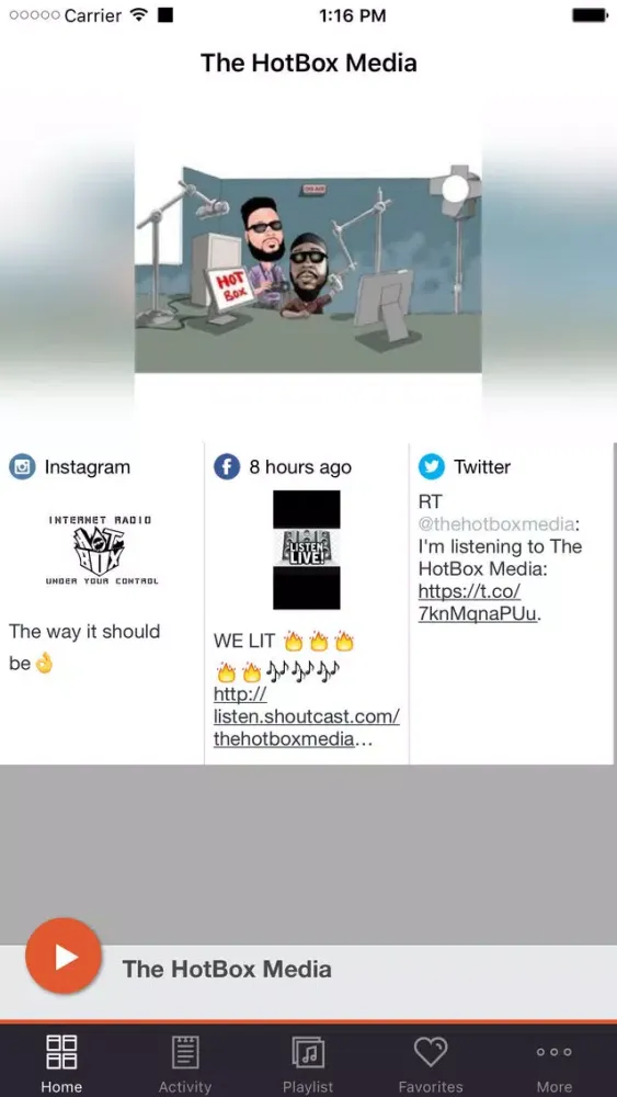 The HotBox Media Screenshots