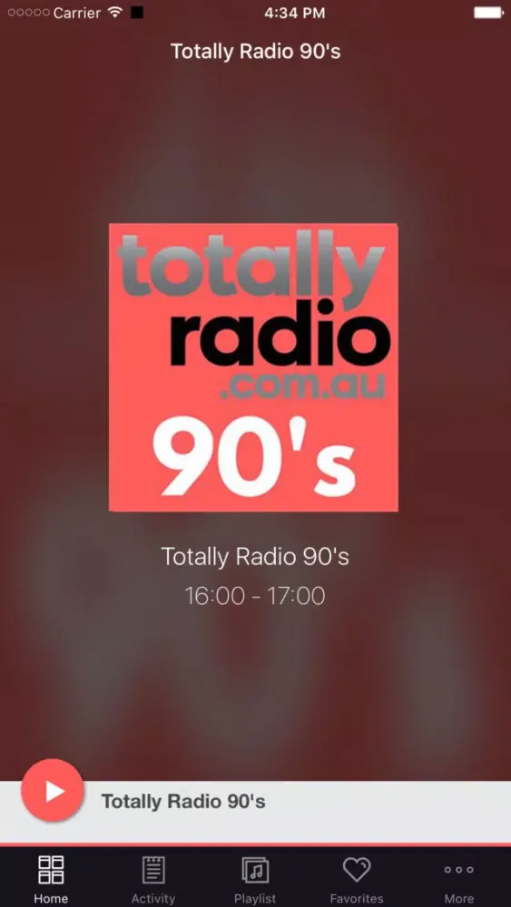 ภาพหน้าจอของ Totally Radio 90's