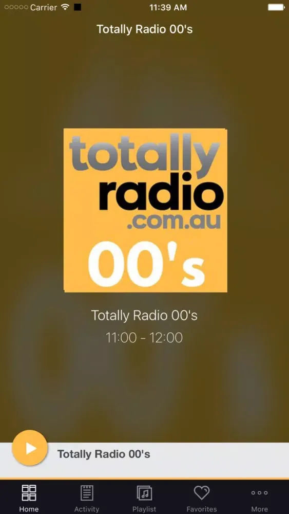 Tangkapan layar Totally Radio 00's