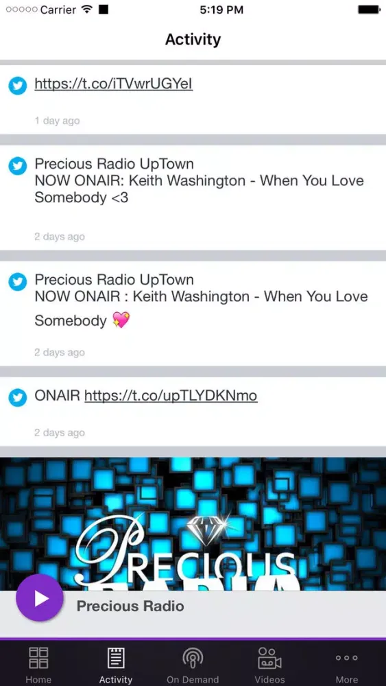 PRECIOUS RADIO FM سکرین شاٹس