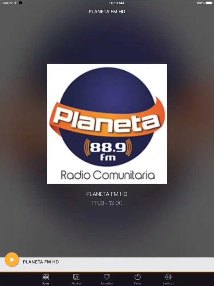 PLANETA FM HD iPad  سکرین شاٹس