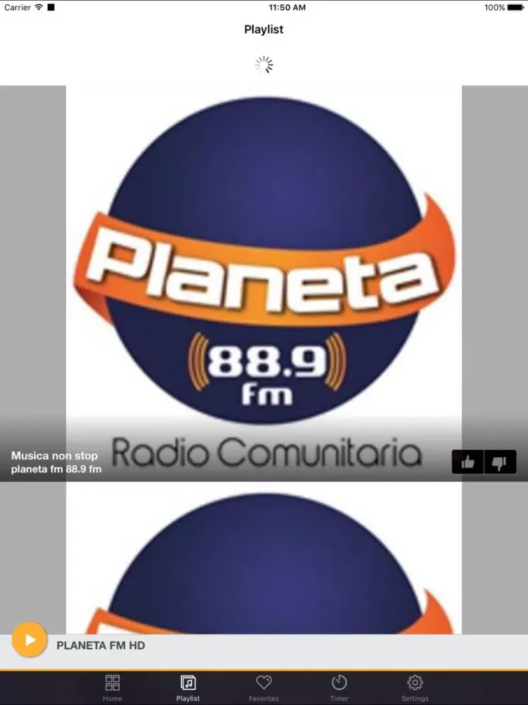 PLANETA FM HD iPad  سکرین شاٹس