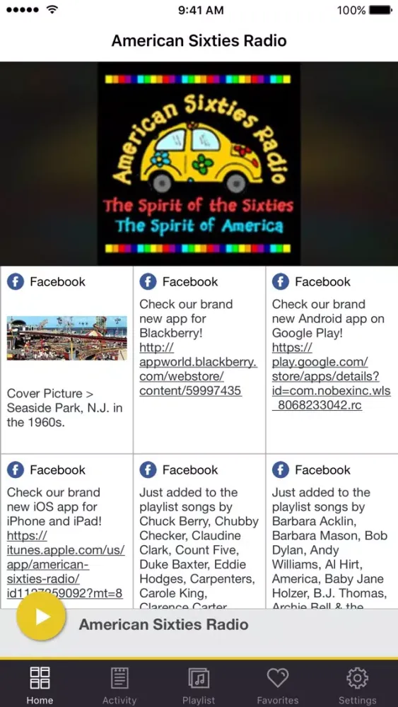 American Sixties Radio 스크린샷