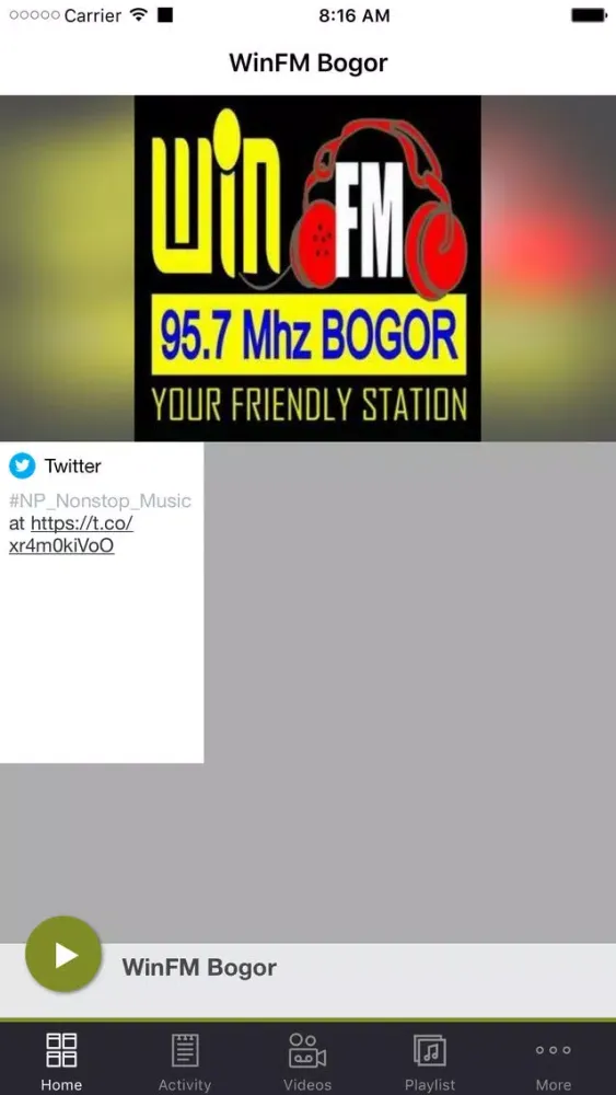 WinFM Bogor Ekran Görüntüleri