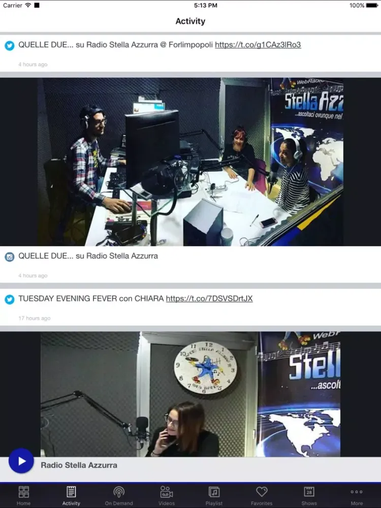 Скриншоты Radio Stella Azzurra iPad 