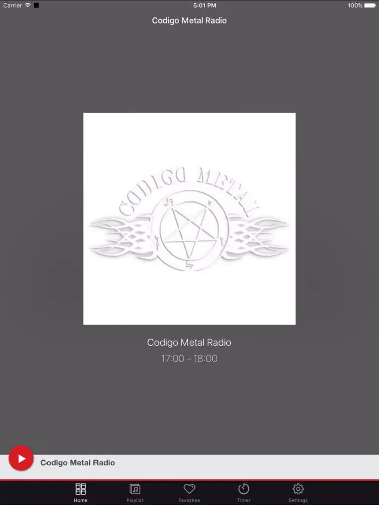 Captures d'écran de Codigo Metal Radio iPad 