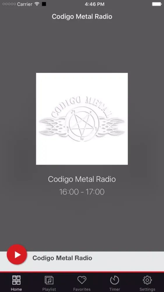 Captures d'écran de Codigo Metal Radio