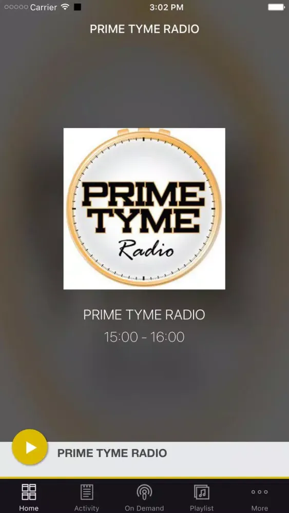 Ảnh chụp màn hình của PRIME TYME RADIO