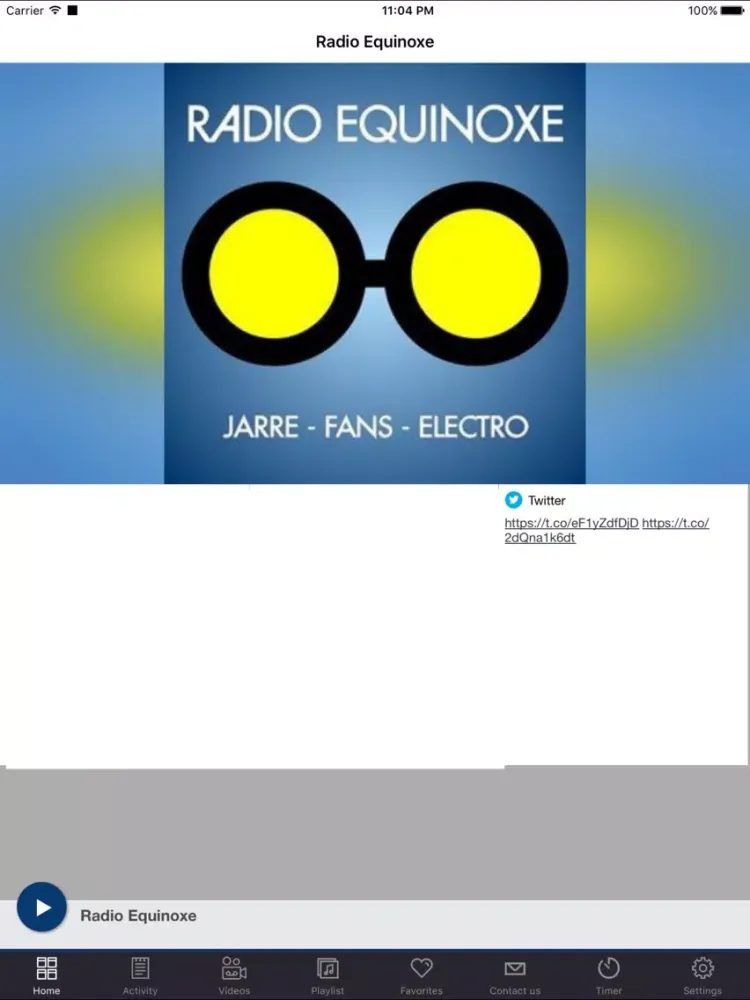 Capturas de pantalla de Radio Equinoxe.com iPad 
