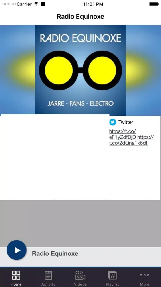 Capturas de pantalla de Radio Equinoxe.com