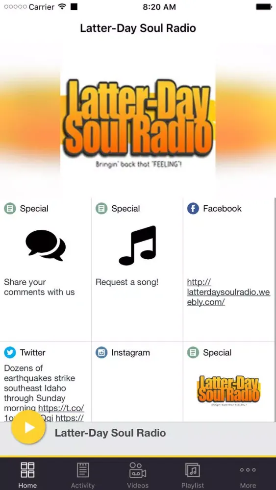 Скриншоты Latter-Day Soul Radio