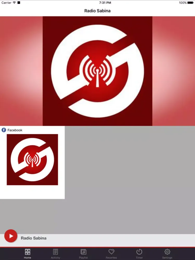 Radio Sabina iPad  স্ক্রিনশট