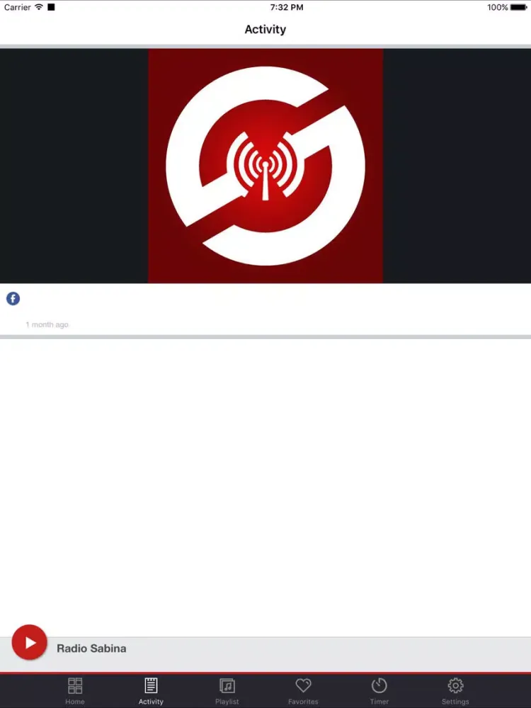 Radio Sabina iPad  স্ক্রিনশট