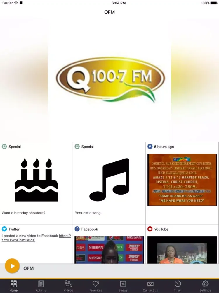 QFM iPad 應用截圖