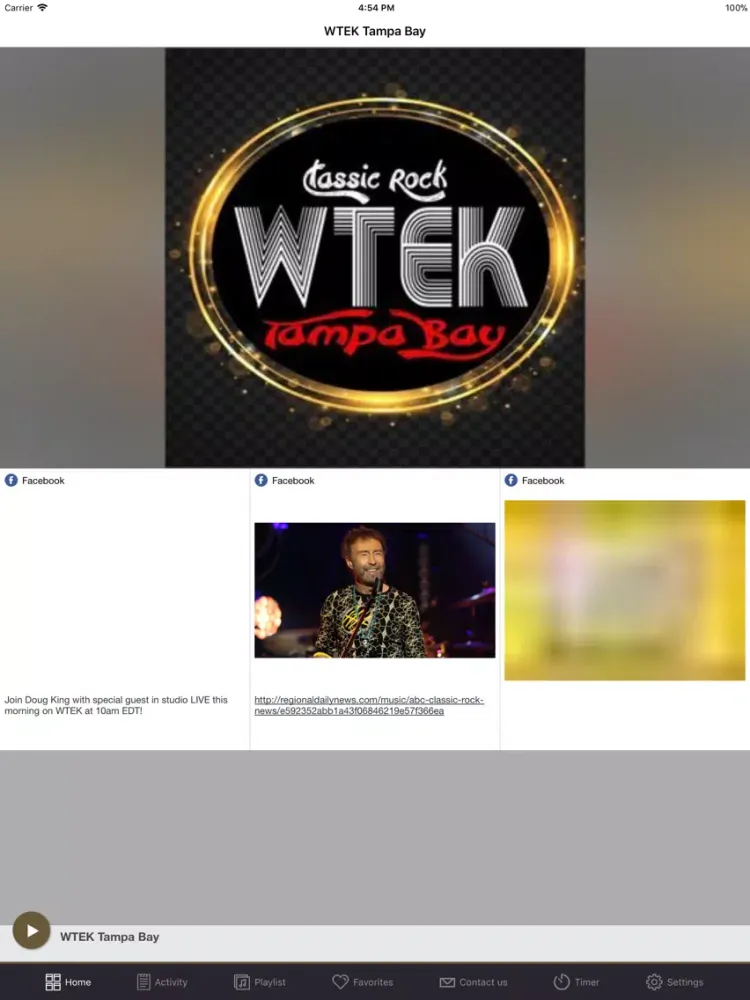 ภาพหน้าจอของ WTEK Tampa Bay iPad 
