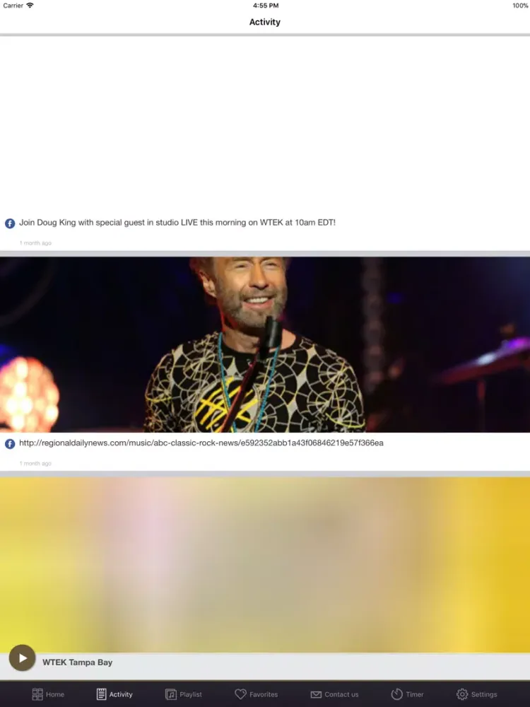 ภาพหน้าจอของ WTEK Tampa Bay iPad 