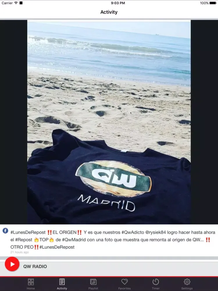 QW RADIO iPad  Ekran Görüntüleri