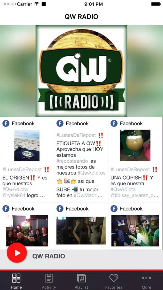 QW RADIO Ekran Görüntüleri