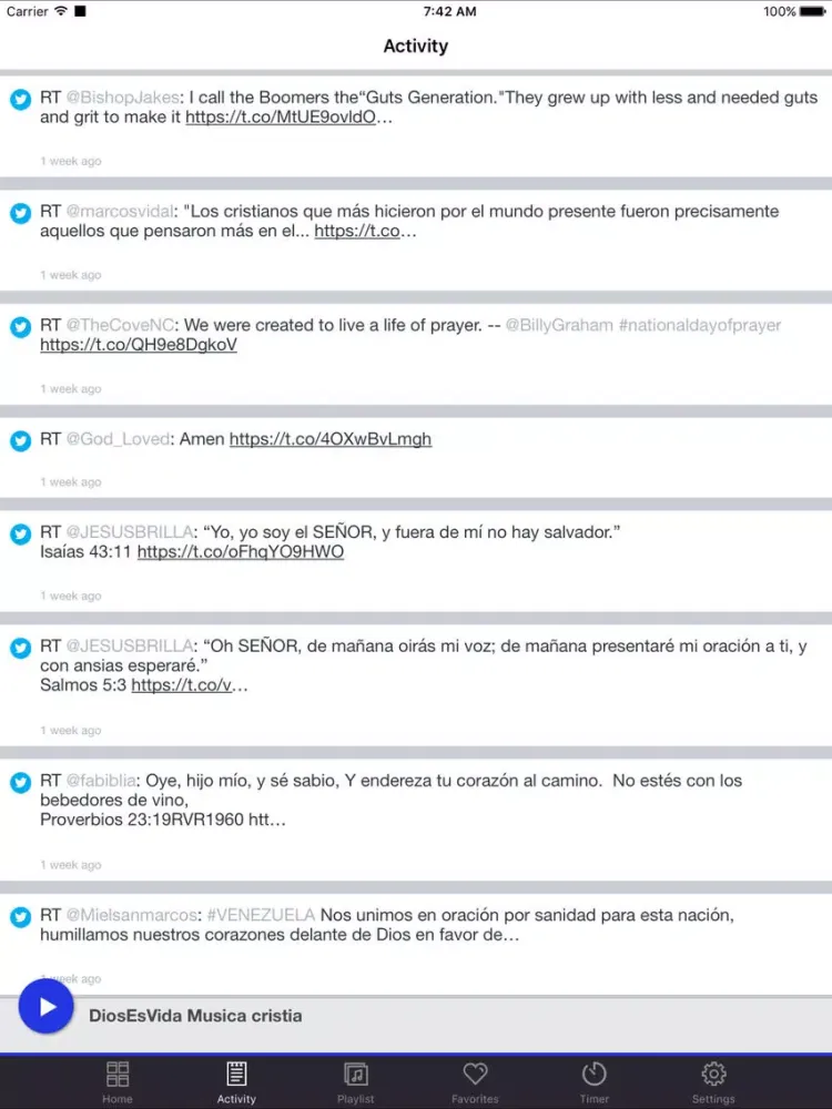Zrzuty ekranu Musica Cristiana iPad 