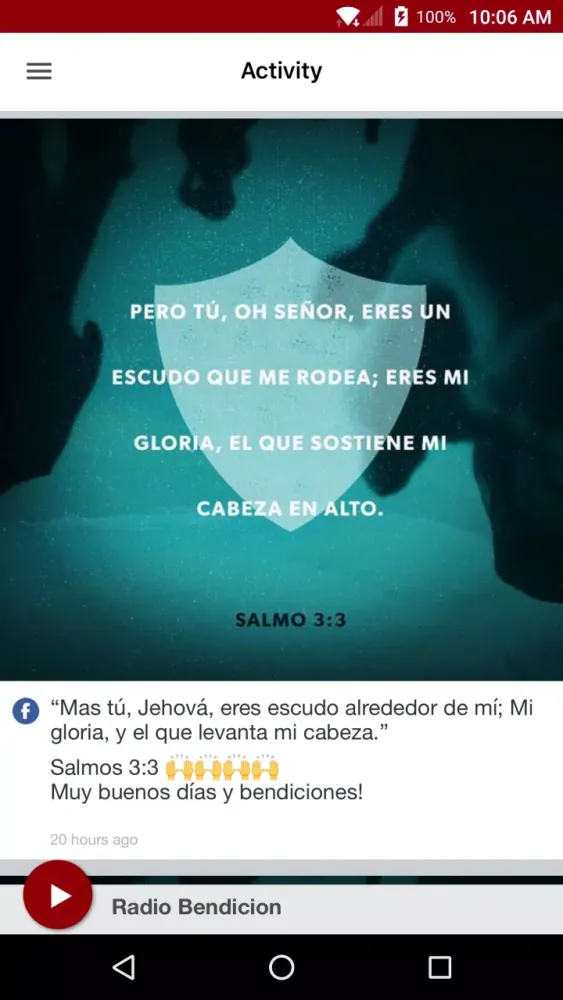 Скриншоты Radio Bendicion