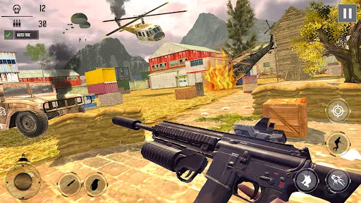 Battleground Gun Fire Games 3D Screenshots