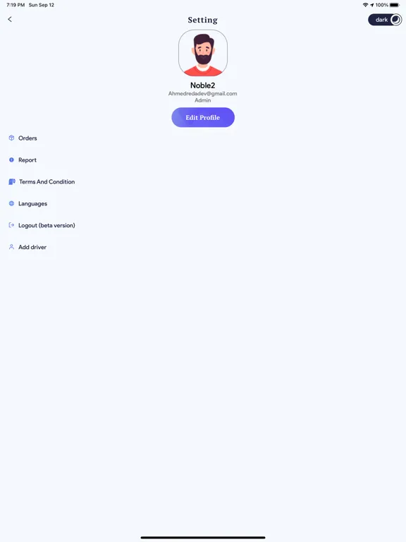 Delivery Hub+ iPad  স্ক্রিনশট