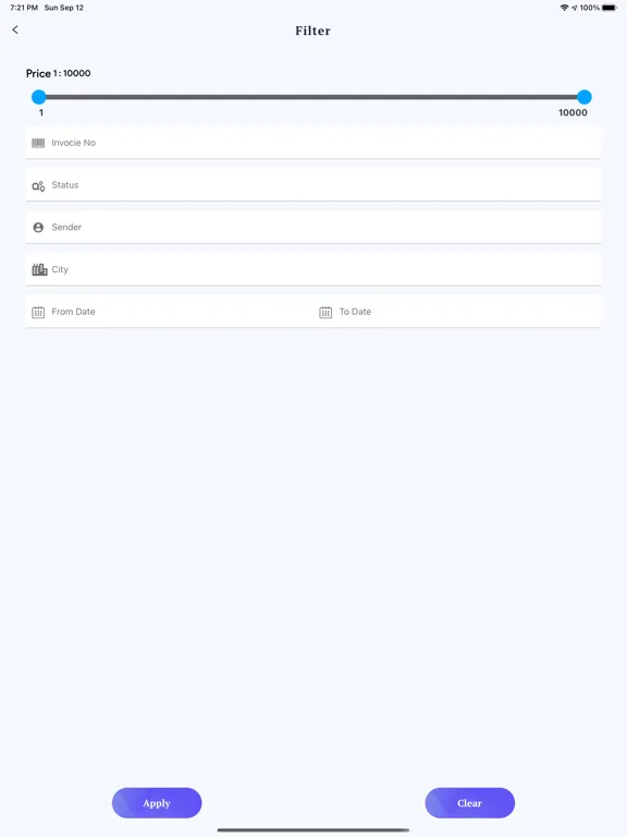 Delivery Hub+ iPad  স্ক্রিনশট