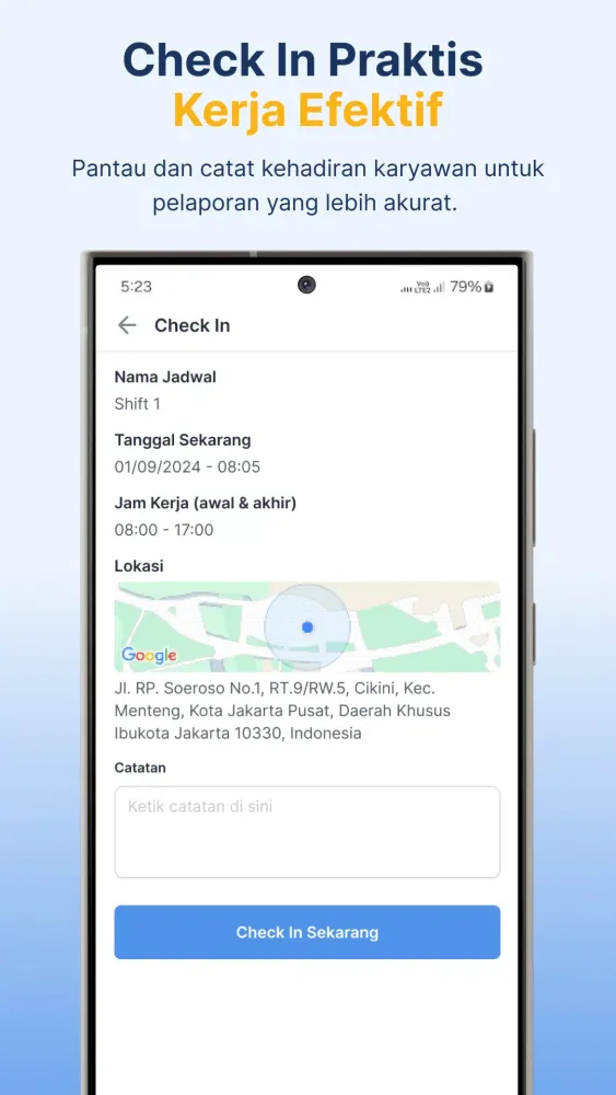 Portal Kerja HRMS 스크린샷