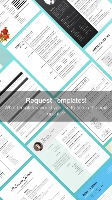 Tangkapan skrin Resume Templates (for Pages)