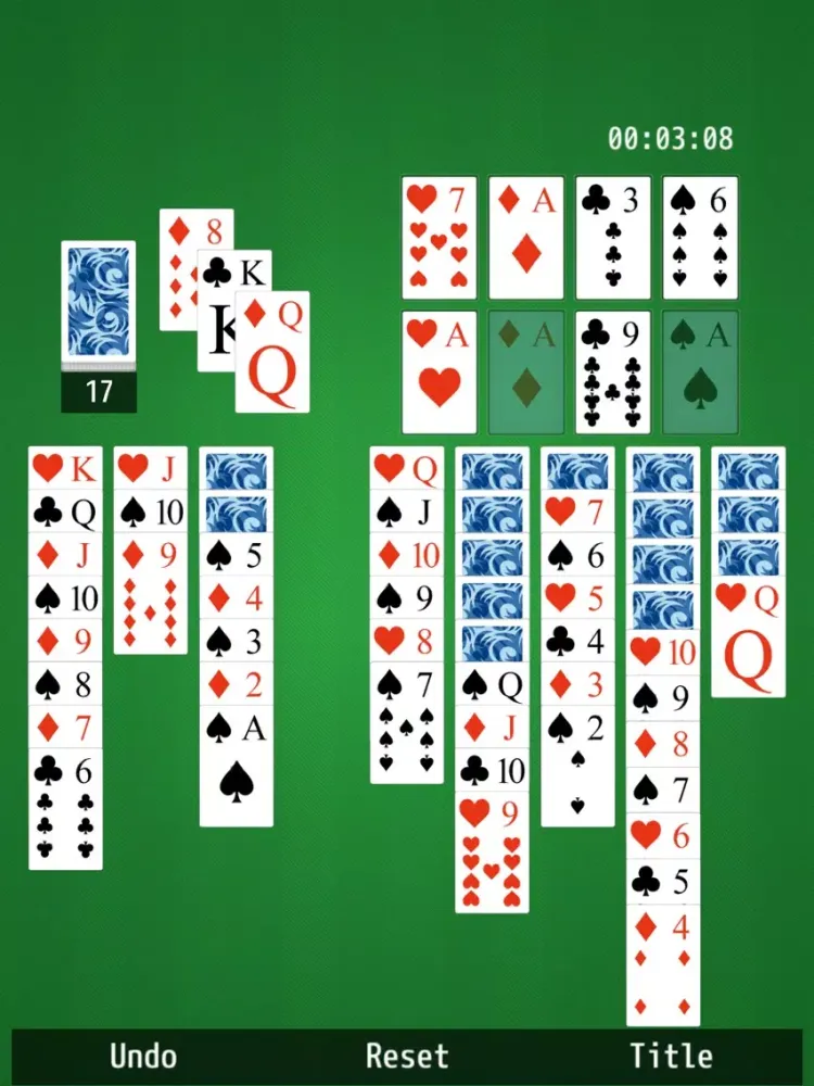 Ảnh chụp màn hình của Double Solitaire (Klondike) iPad 