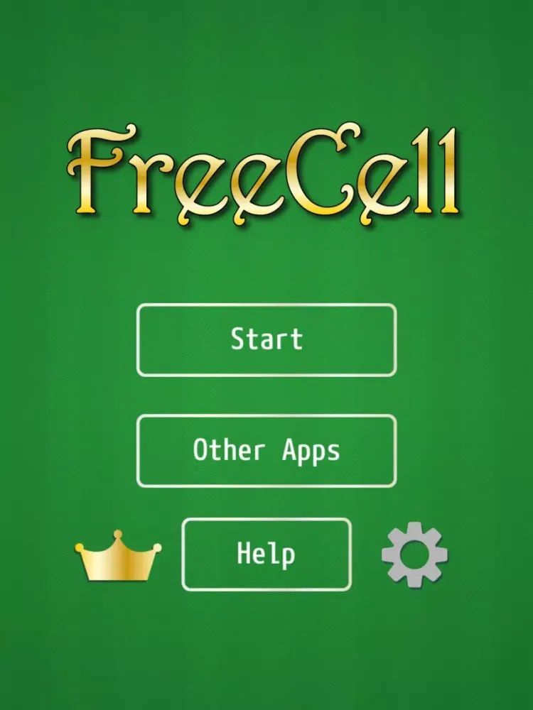 Ảnh chụp màn hình của Basic FreeCell iPad 